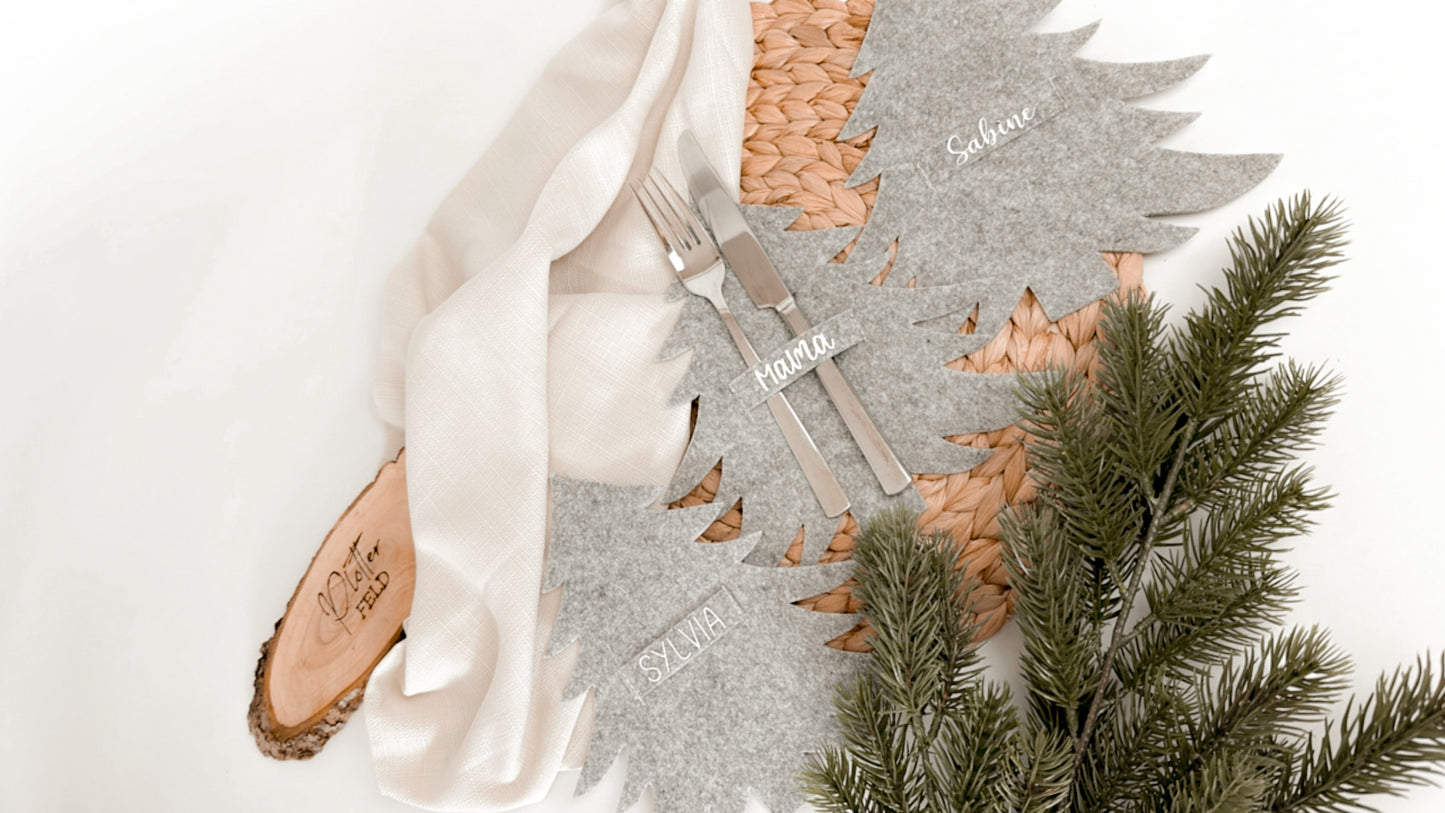 Bestecktasche Tannenbaum