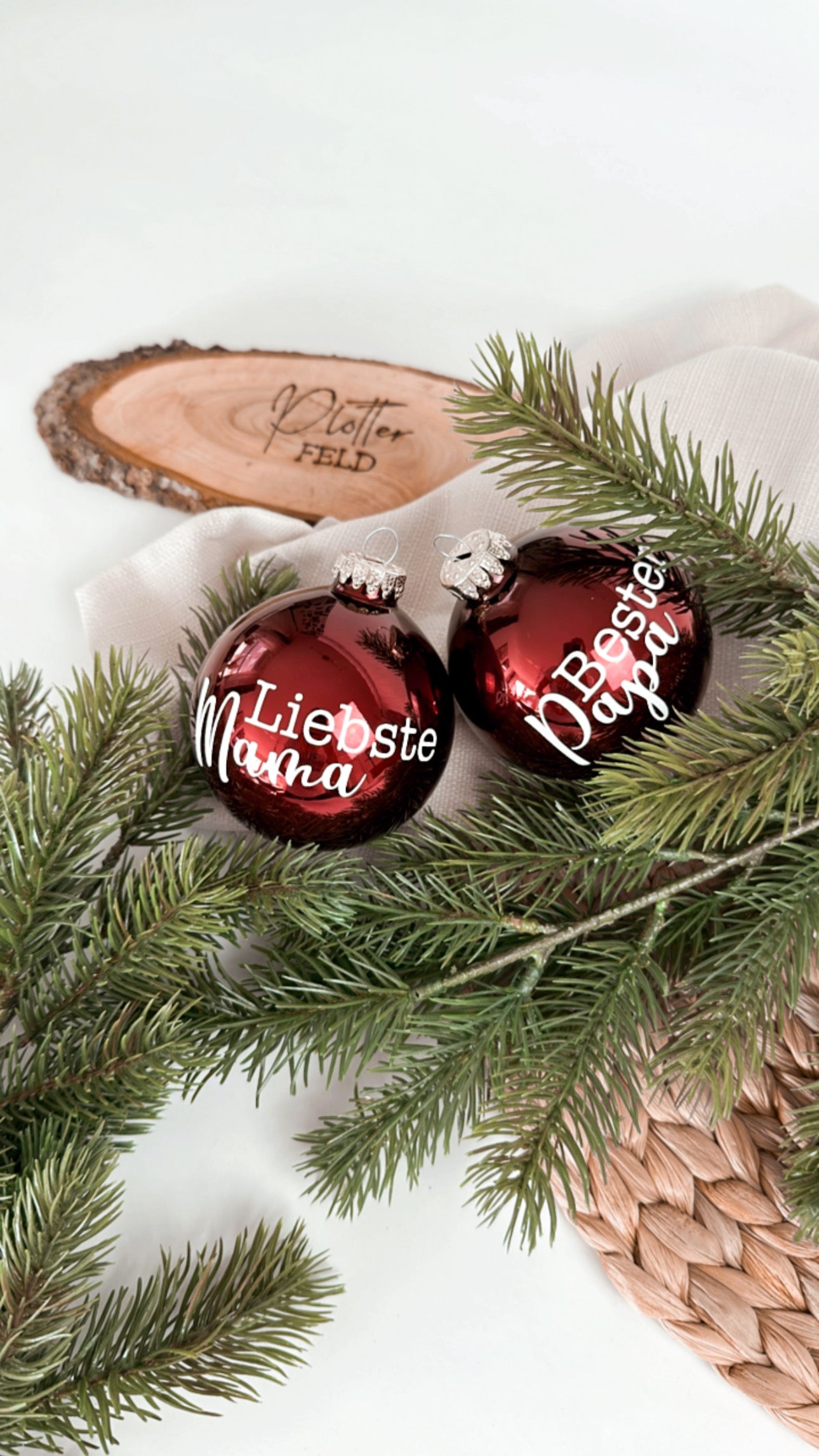 Personalisierte Weihnachtskugel