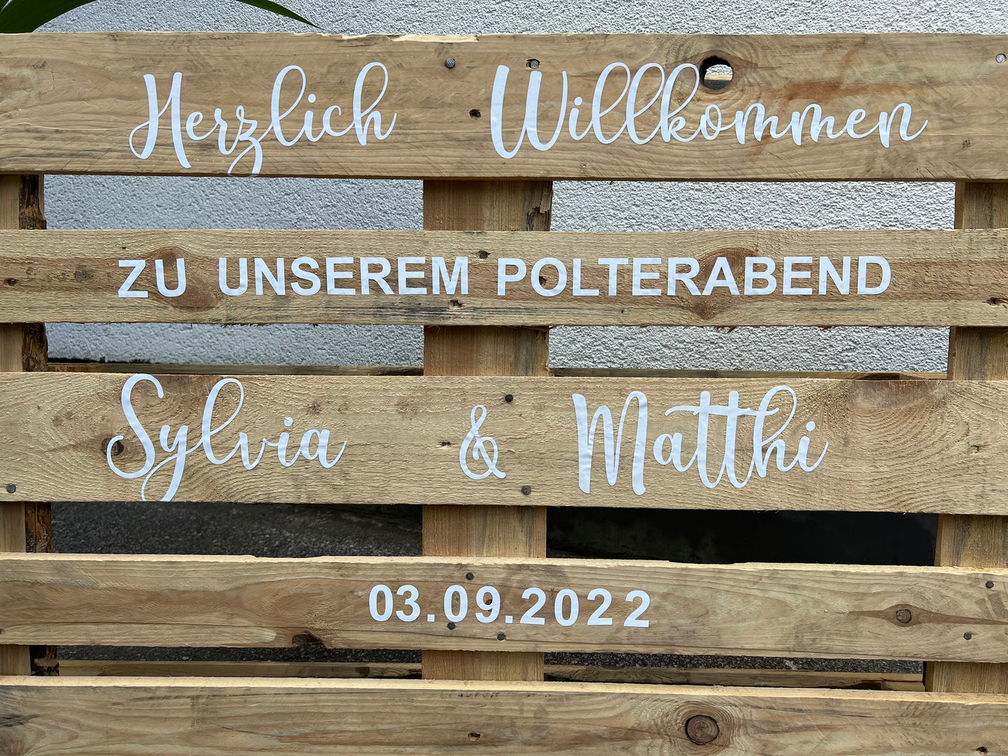 Aufkleber Palette