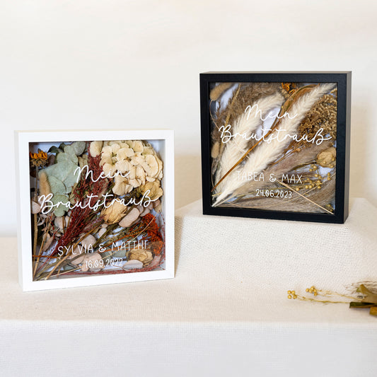 Mein Brautstrauß - Bilderrahmen - plotterfeld