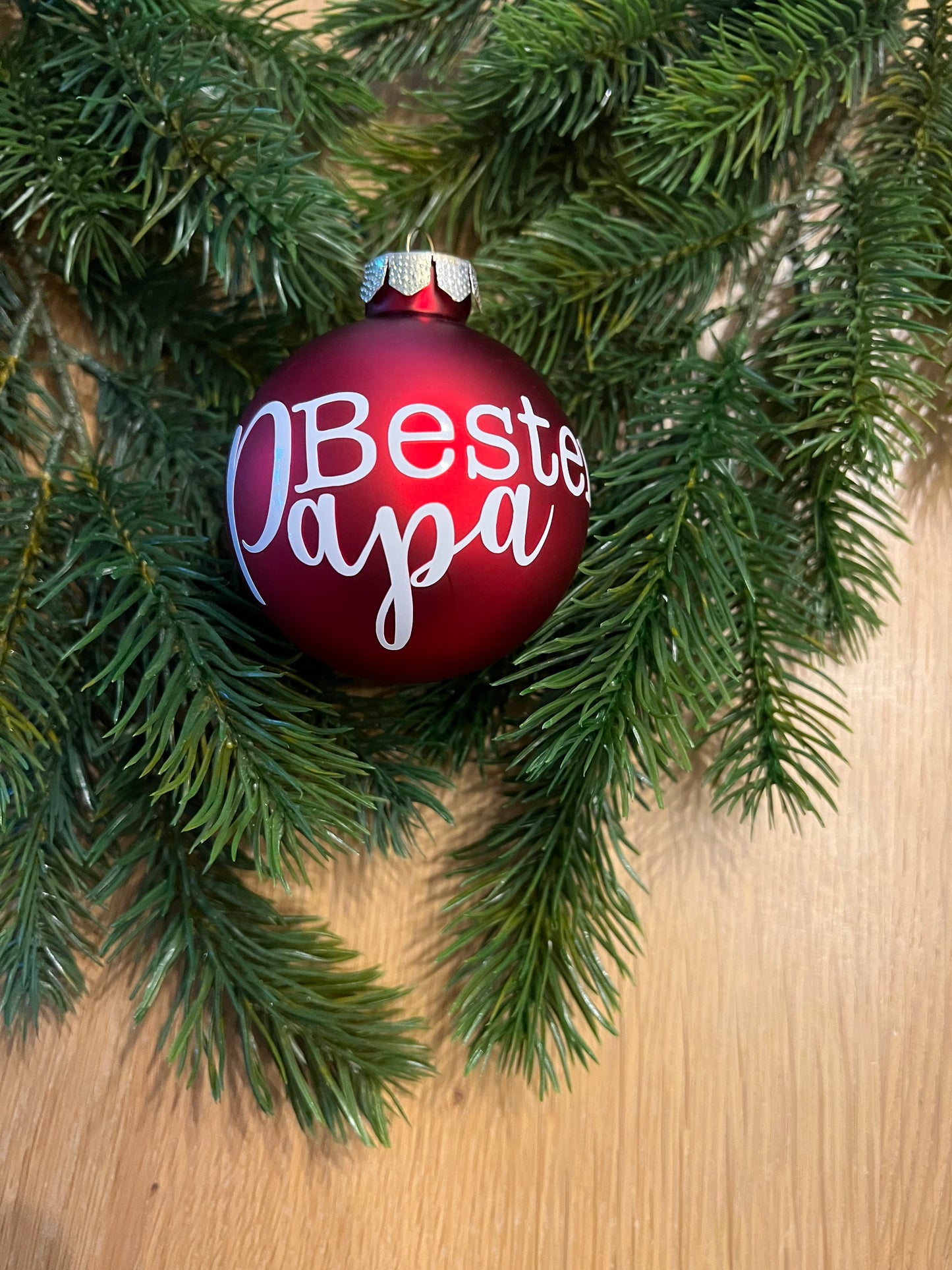 Personalisierte Weihnachtskugel