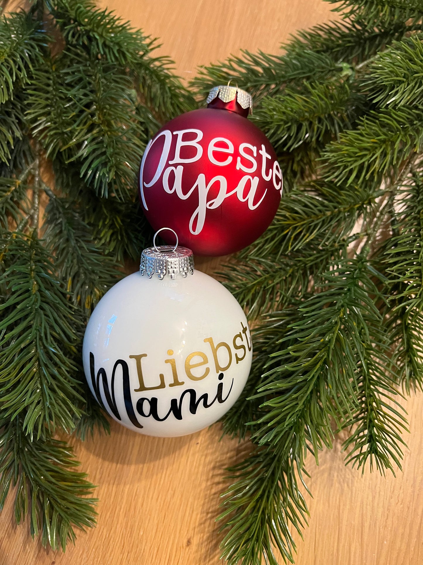 Personalisierte Weihnachtskugel
