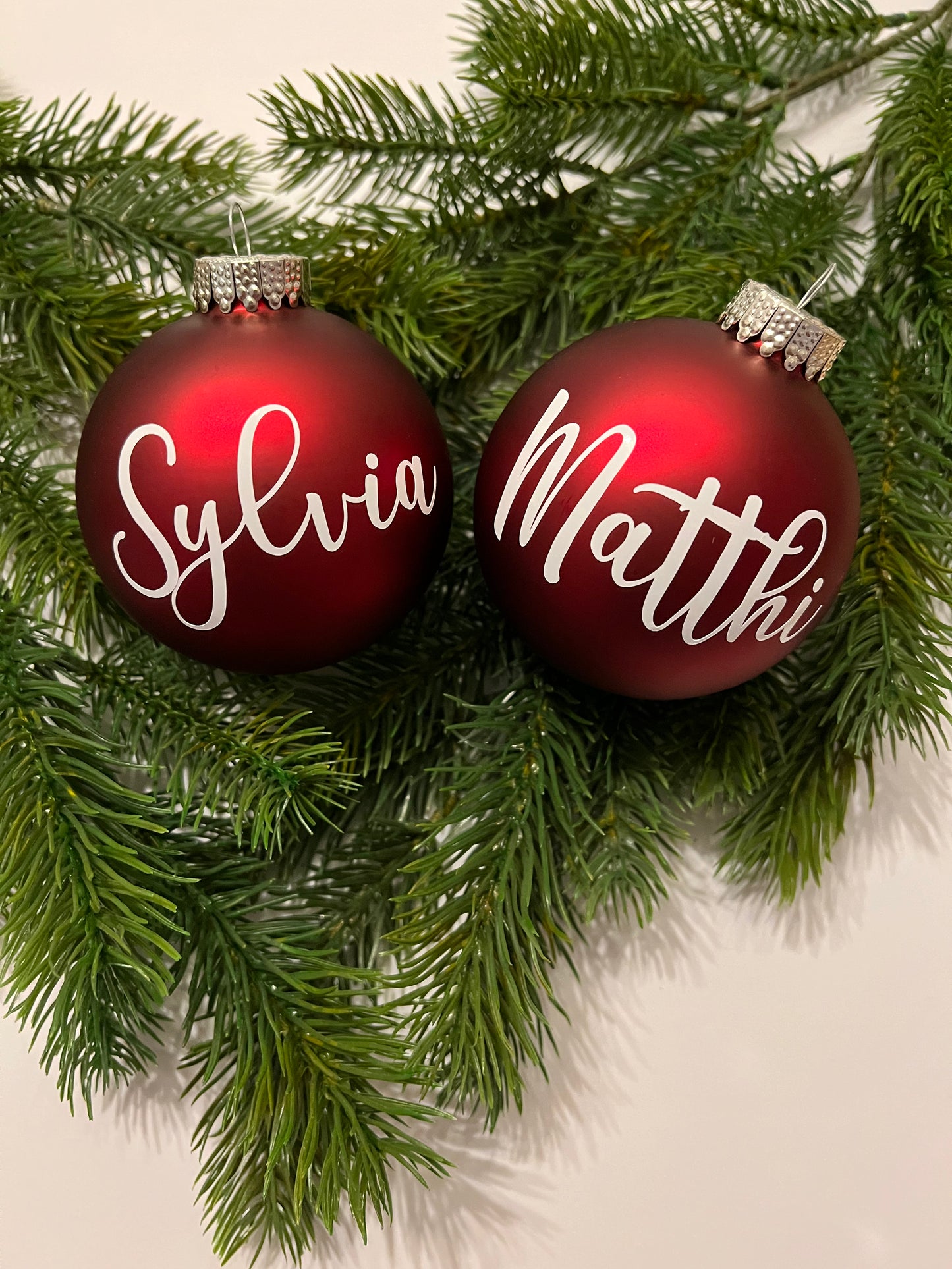 Personalisierte Weihnachtskugel