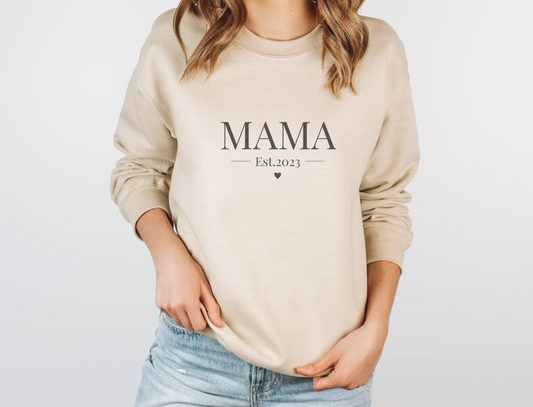 Sweatshirt Mama Est.