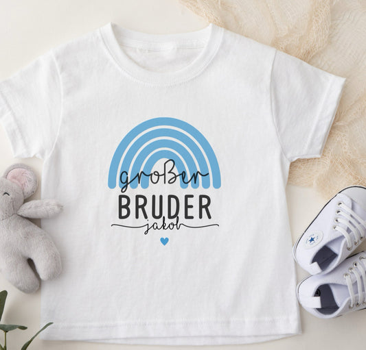 T-Shirt großer Bruder / große Schwester mit Namen